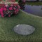 Decorative Outdoor Weather-Resistant Artistic Artificial Faux Stone Rock, Garden Patio Granite Grey Fiberglass Stone
